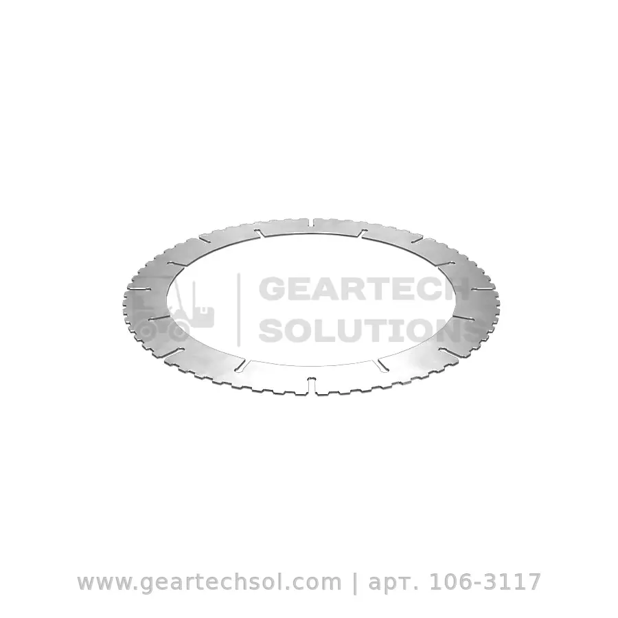 106-3117: Пластина тормоза муфты рулевого управления, толщина 4 мм 1063117 Caterpillar
